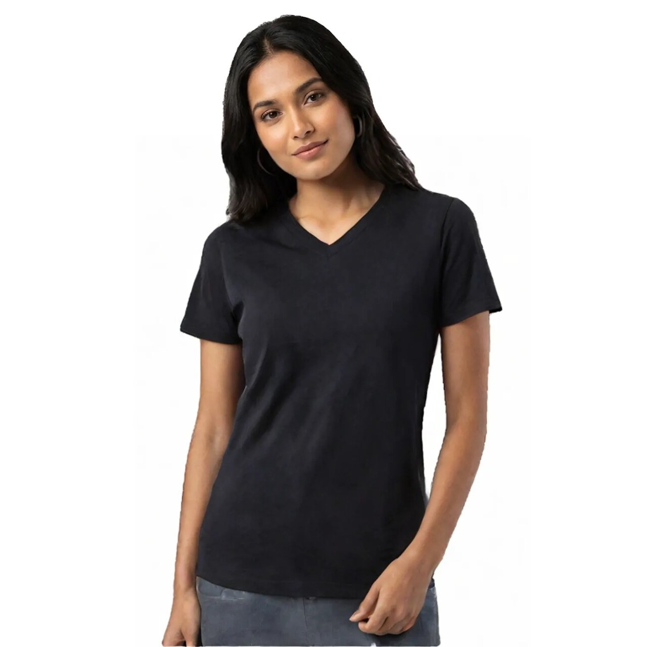 BELLA + CANVAS Triblend V-Neck Tee Soft Lightweight Unisex Retail Fit Everyday Casual Shirt